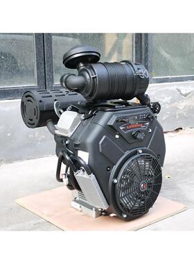 隆鑫汽99CC双缸油发动机LC2V90F9D35马力轴28.575MM高压清洗机用