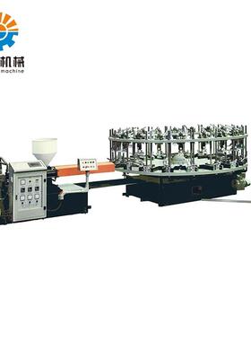 天钢机械TG-LB-20x11M全自动半自动圆盘式预塑发泡鞋类射出成型机
