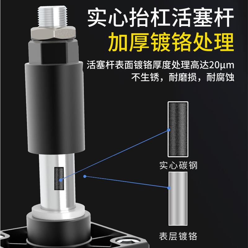 SCJ气缸行程可调大推力小型气动大全32/40/50/63/80/100/125S带磁