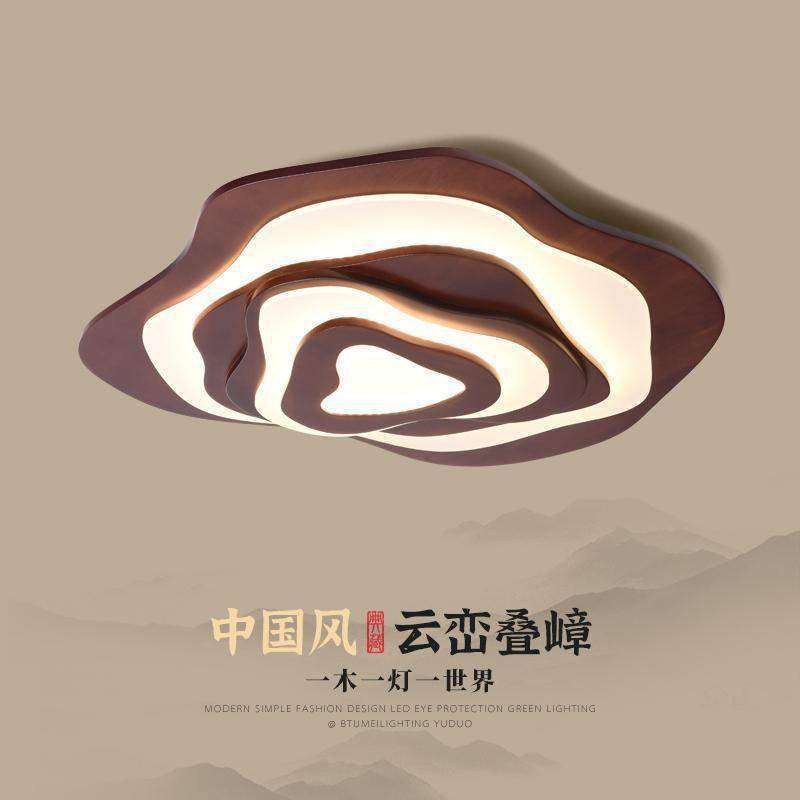 新中式古典主卧室吸顶灯中国风禅意云朵房间灯中山客厅复古灯具,3C数码配件,USB灯,淘宝优惠券,粉丝福利购,淘宝优惠卷