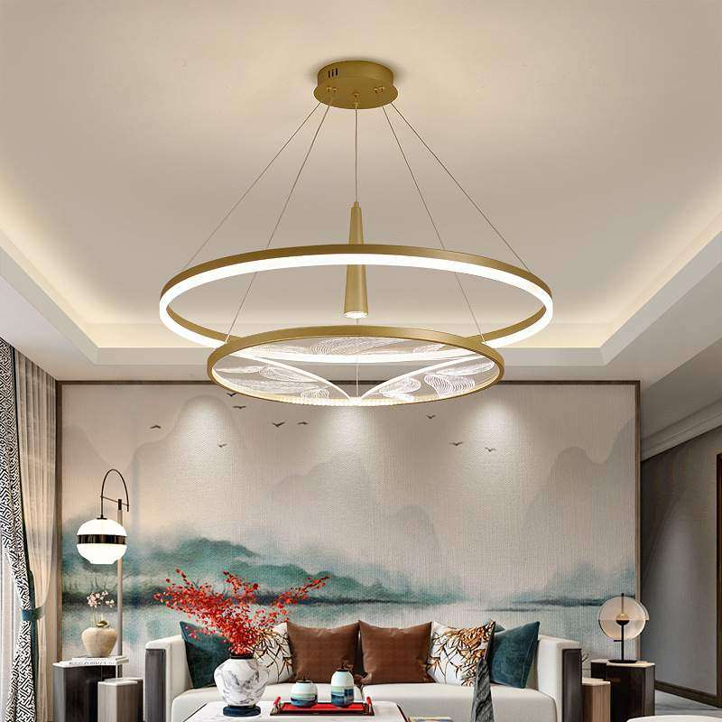 餐厅吊灯客厅灯中国风书房卧室灯现代简约茶室吧台圆形新中式灯具,3C数码配件,USB灯,淘宝优惠券,粉丝福利购,淘宝优惠卷