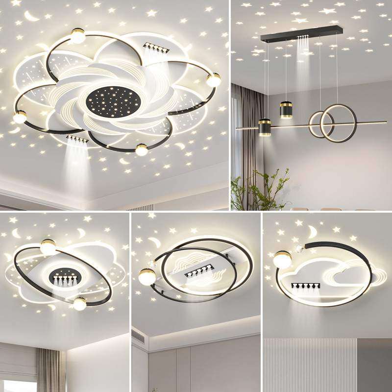 现代简约大气轻奢创意高级感星空顶吸顶灯全光谱护眼吸顶灯具套餐,3C数码配件,USB灯,淘宝优惠券,粉丝福利购,淘宝优惠卷