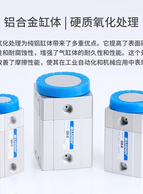 磁吸气缸SGM-S-30-40-50-70气动金属板工业吸盘运输永磁多孔搬运