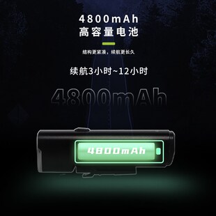 黑鸟L3自行车骑行前灯 LED充电高亮夜骑灯 下挂吊装头灯 单车配件