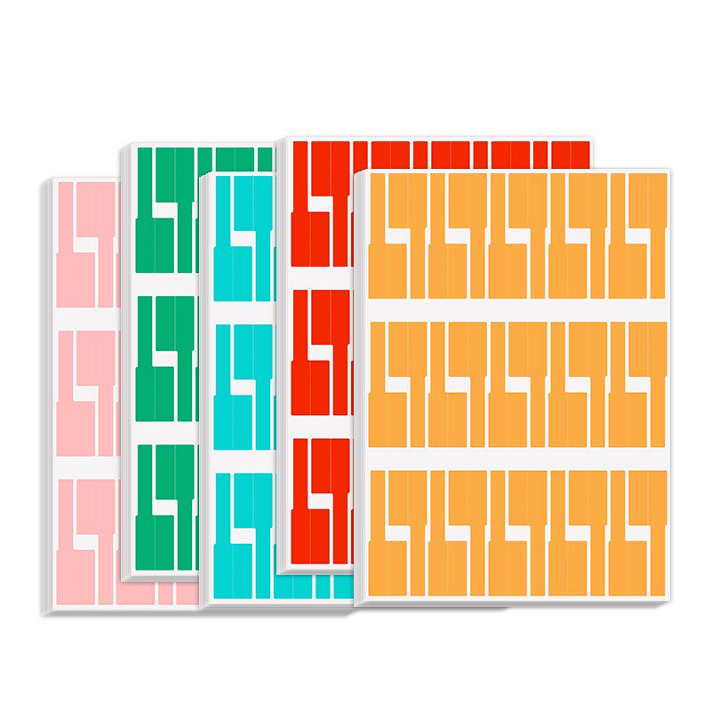 a4防水不干胶p型线缆标签分类电线网线机房网络数据线贴纸可粘贴