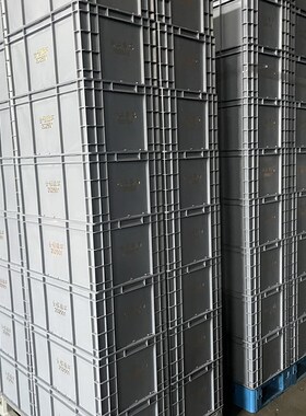 1600400j340长方形塑料周转箱物流长方形大箱蔬菜运输框16340