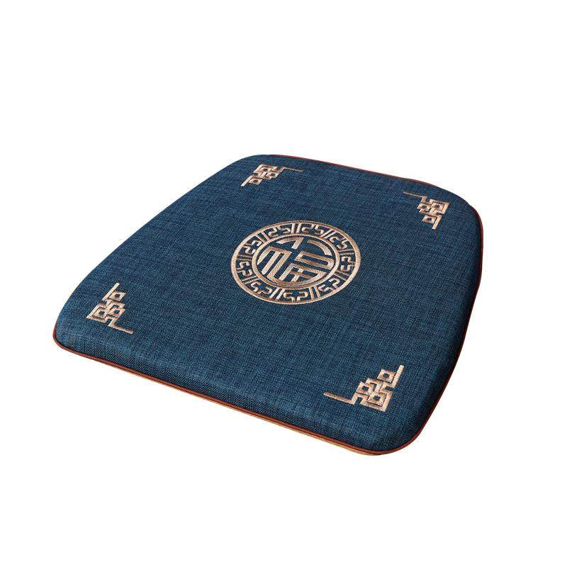 坐垫马蹄形餐椅垫中式简约素色加厚可拆洗防滑棉麻家用餐厅椅子垫,居家布艺,椅垫,淘宝优惠券,粉丝福利购,淘宝优惠卷