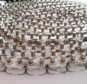 不锈钢尼龙链条,06C,35B,插件线尼龙链条,06CSS加长销尼龙链