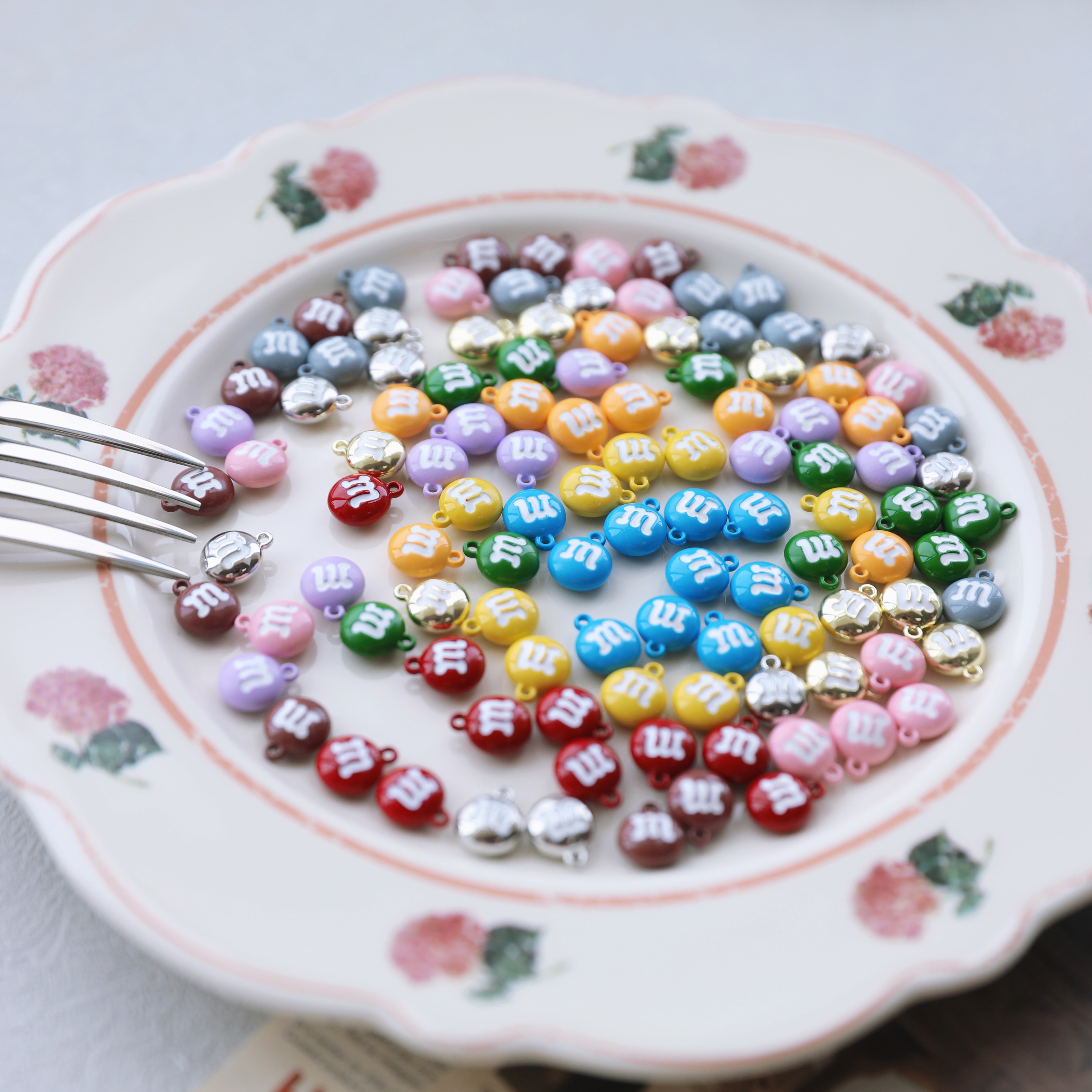 彩色DIY材料串珠亚克力
