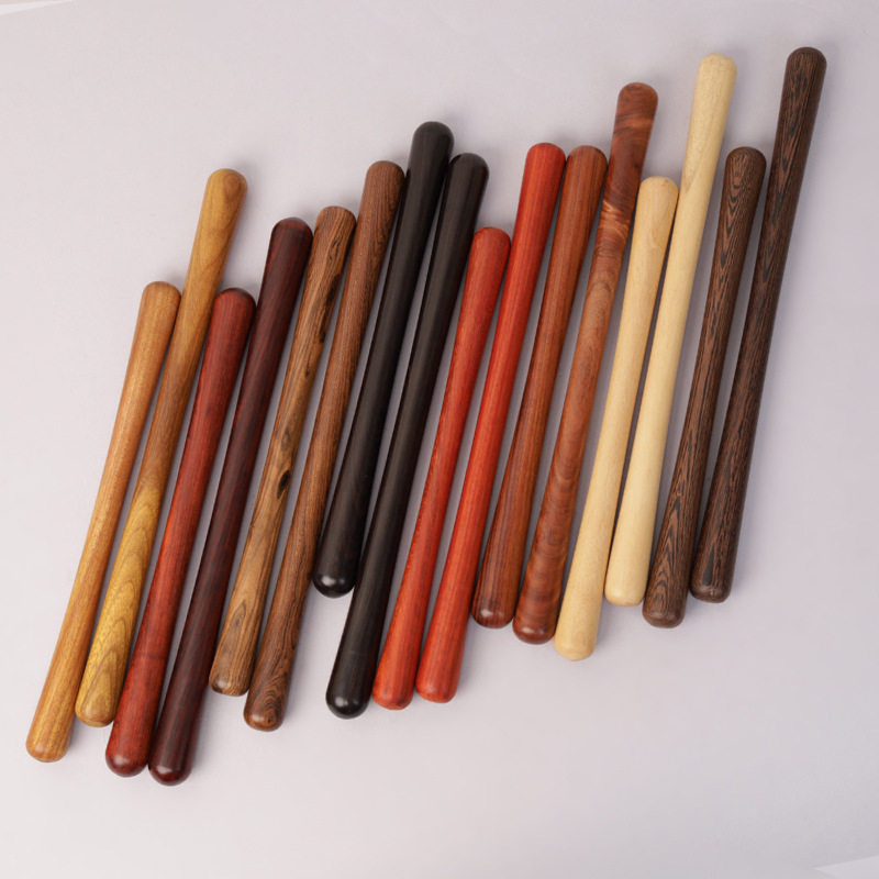 檀木筋骨棒擀筋棍开背养生刮痧棒