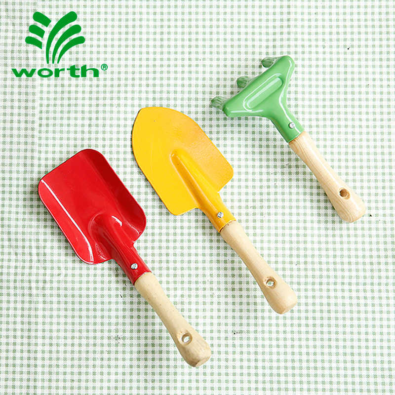 worth儿童园艺工具多肉盆栽种植铲幼儿园种花小铲子挖沙赶海