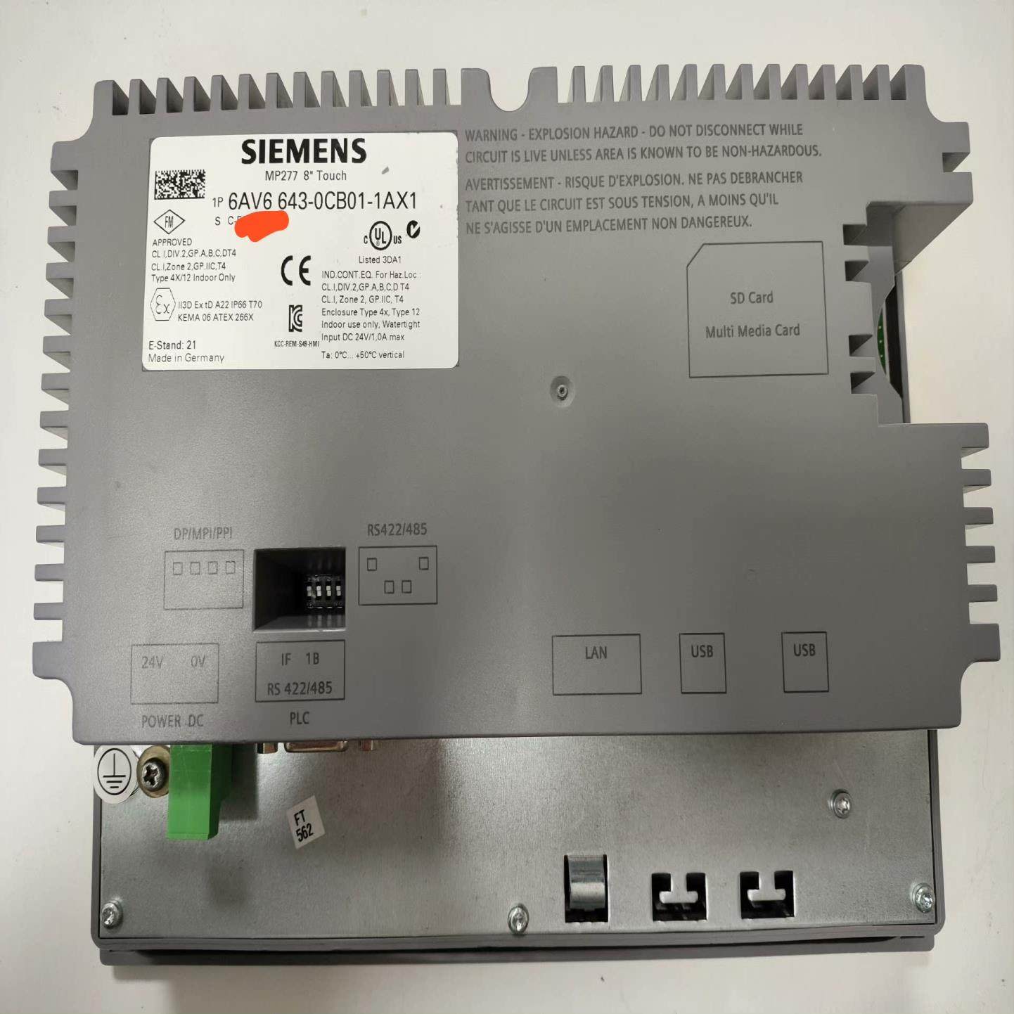 【顺庆】西门子 6AV6 643-0CB01-1AX1 MP277【议价】