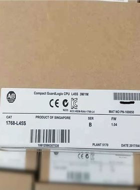 1768-L45S美国AB罗克韦尔PLC模块Allen-Bradley CompactLogix系列