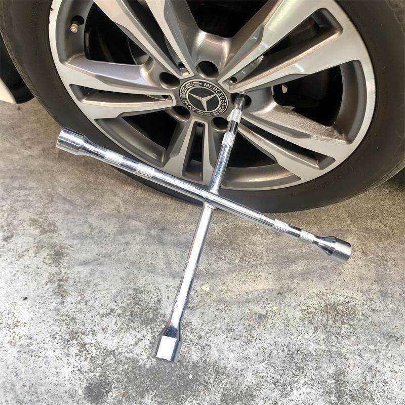 汽车轮胎十字架扳手车载十字架套筒省力拆卸换胎神器工具维修螺丝