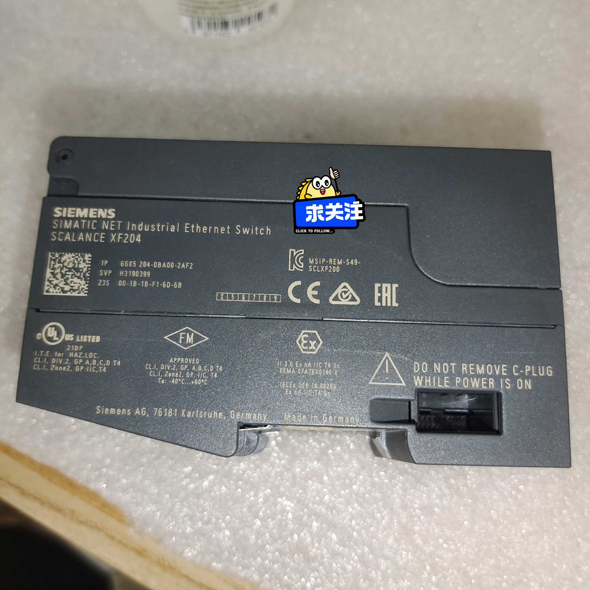 【美亚】全新裸机6GK5 204-0BA00-2AF2 实物照片 ，【议价】