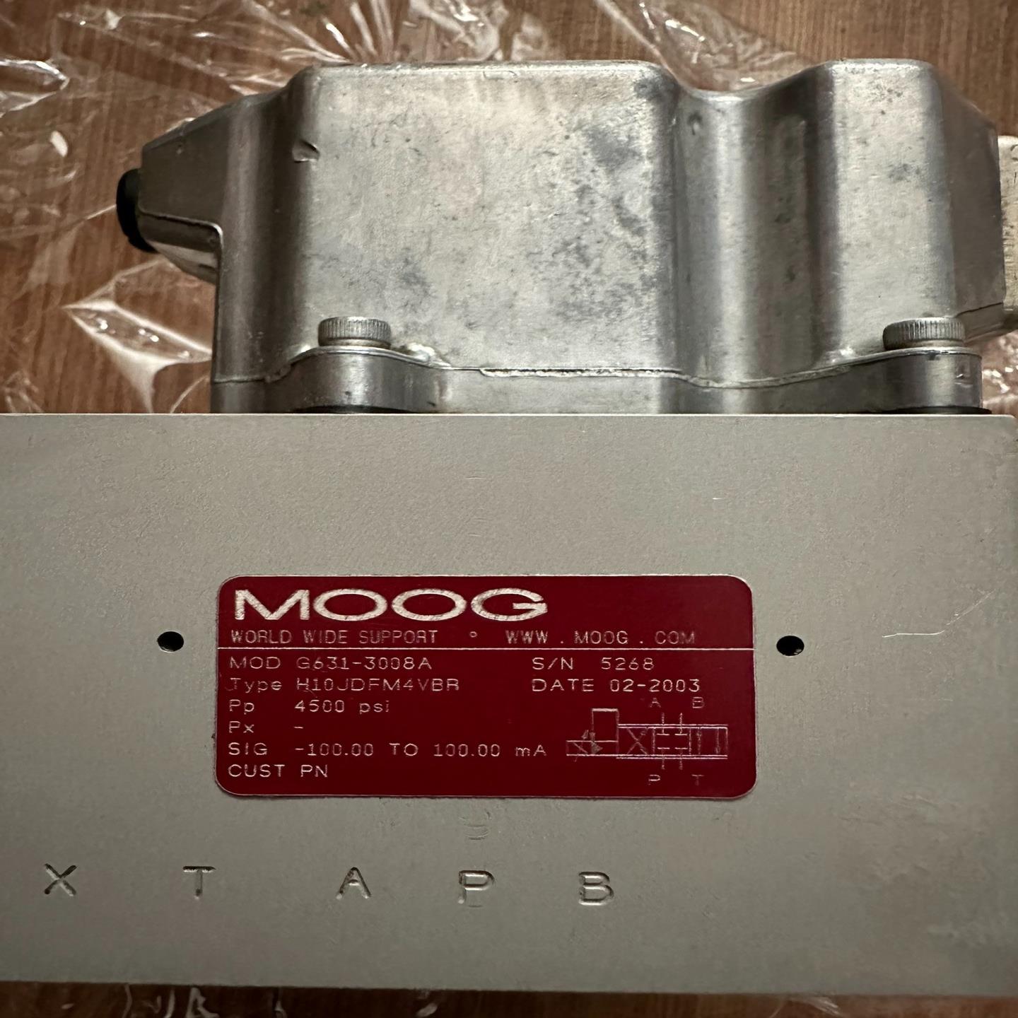 MOOG穆格伺服阀G631-3008A（崽载电子）