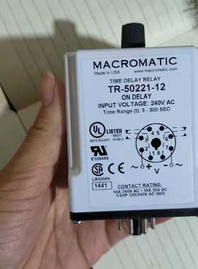 【顺庆】MACROMATIC TR-50221-12 时间继电器【议价】