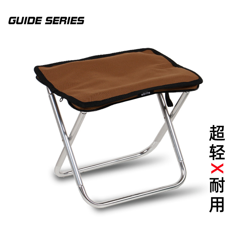 山野布林GuideSeries轻户外露营马扎钓鱼凳休闲椅超轻便携小凳子