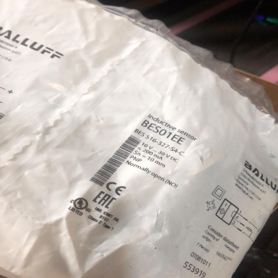 议~巴鲁夫BES01EE接近开关BES 516-327-S4-C