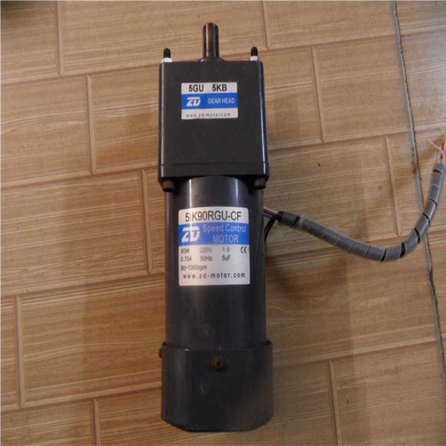 中大ZD减速电机5IK90RGU-CF/5GU5KB调速电机90W220V速比5原装拆机