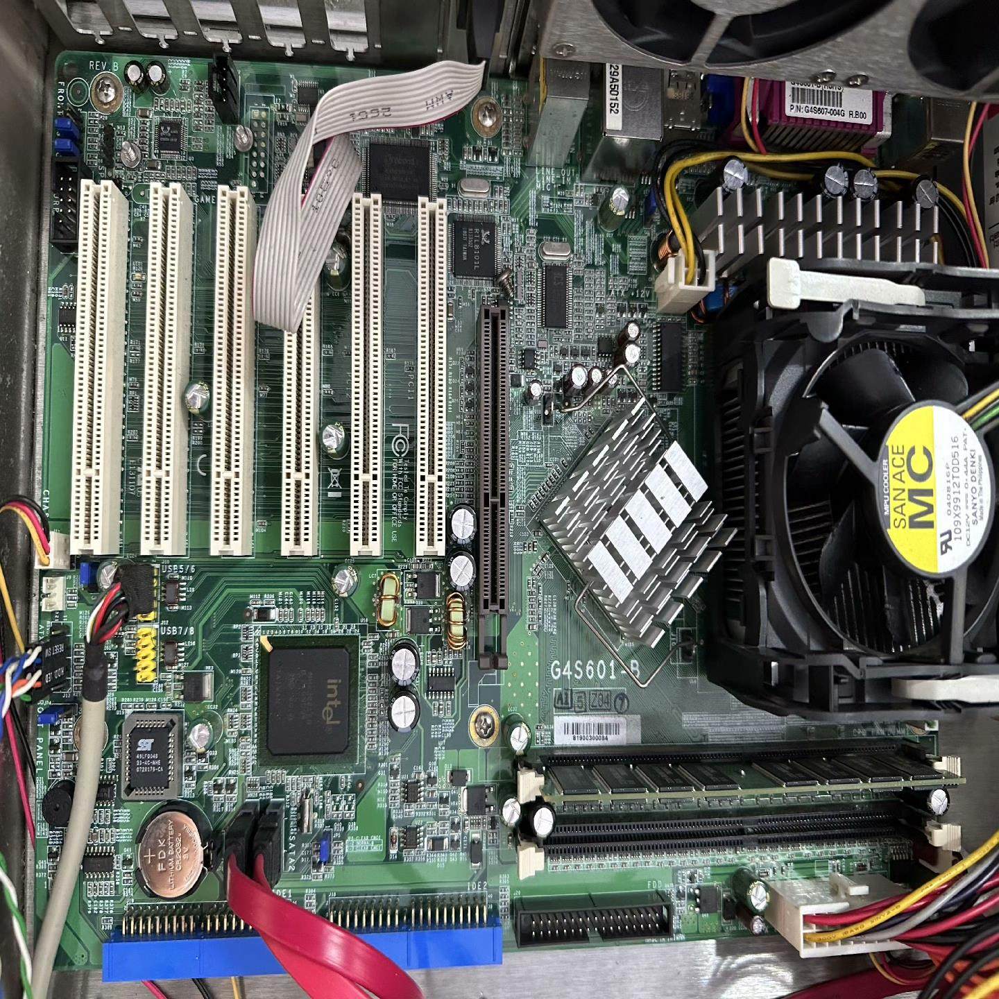 【汇生】DFI 台湾友通 G4S601-B 工控机主板 带CP U内【议价】