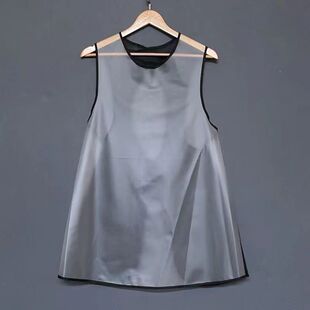 TPU 超强防水防油坎肩式围裙家用厨房水产肉食餐饮专用洗碗工作服