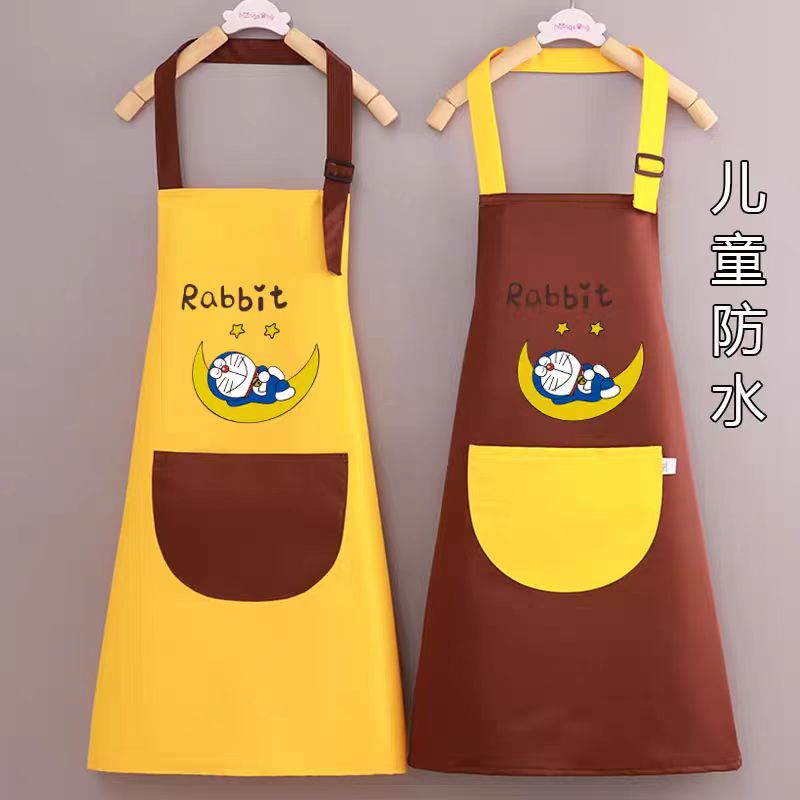 卡通手工防水防油围裙图片