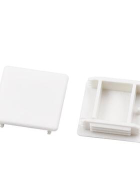 c型钢堵头*红色蓝色封头边盖白色c形钢光伏支架配件塑料盖子