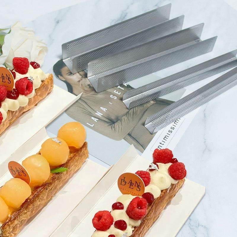 U型拿破轮酥皮模具冲孔U型拿破仑蛋糕酥法式甜品烘焙工具商用