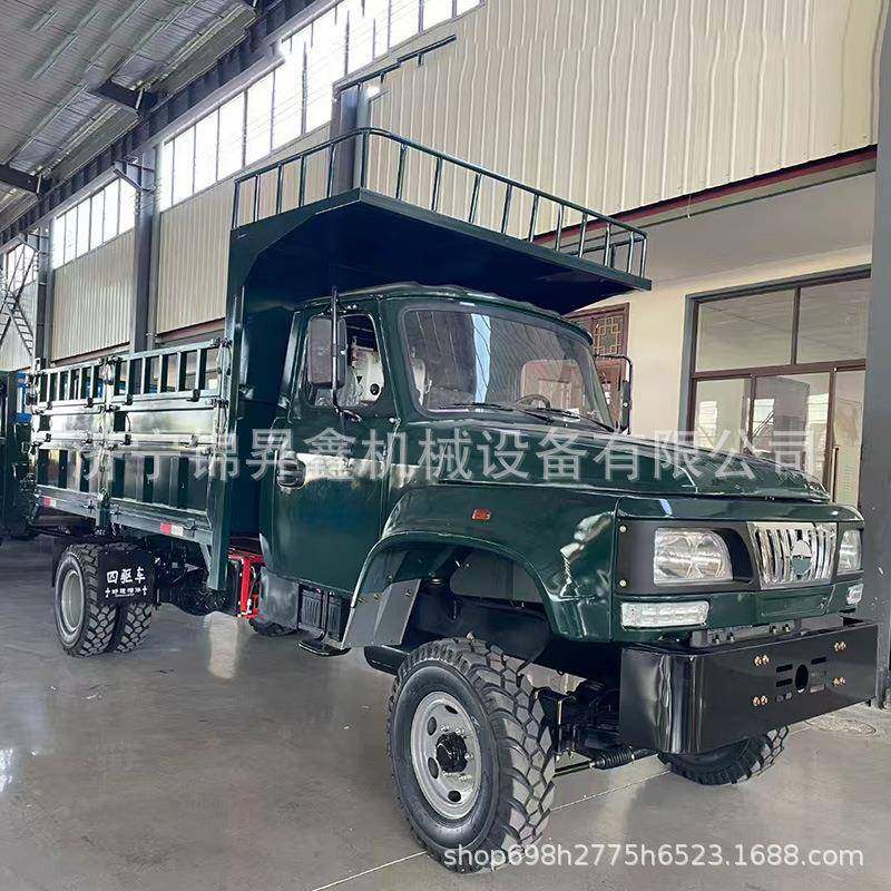 工地工程农用拖拉机矿用运输四不像翻斗车马力四驱井下自卸车