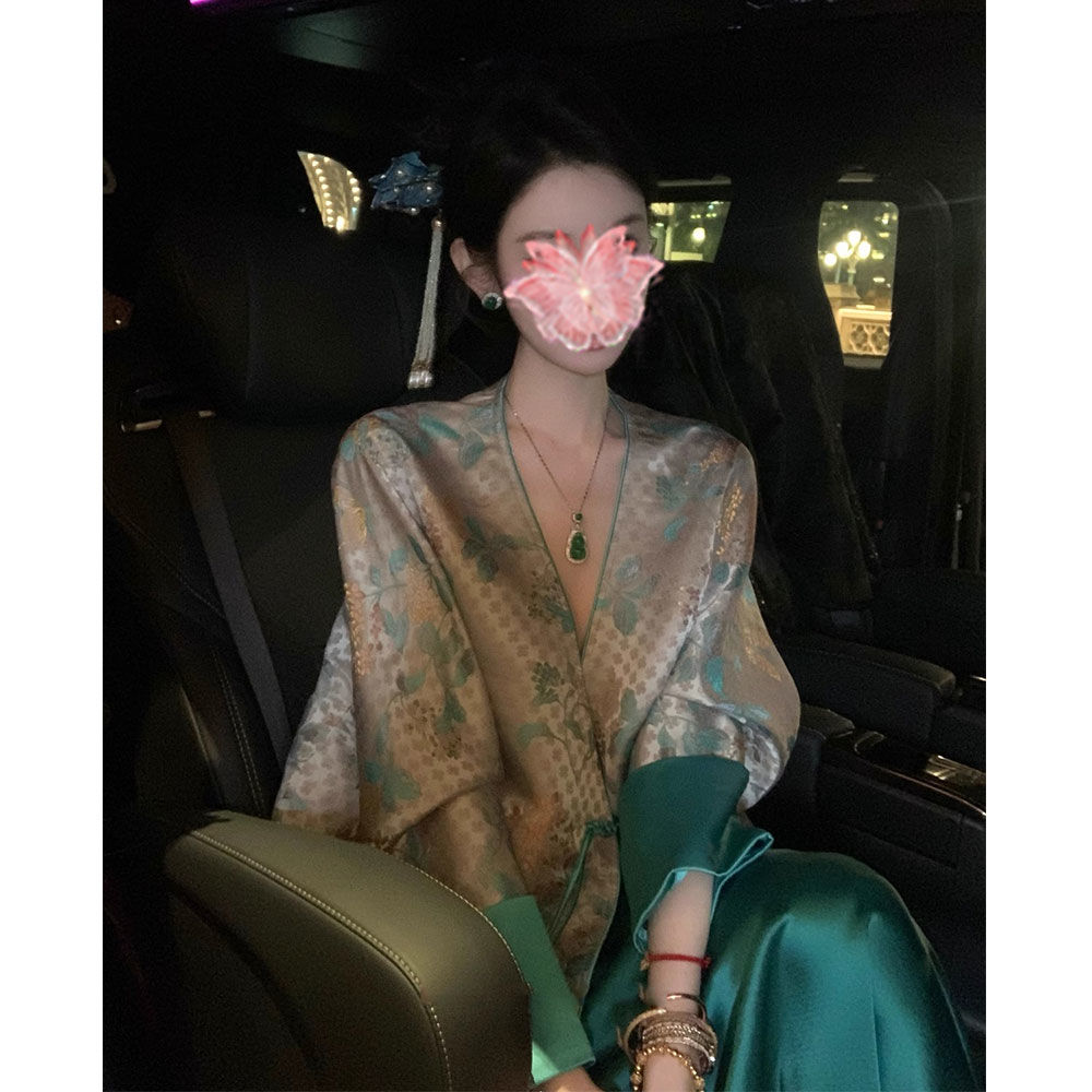 国风高级感小香风印花外