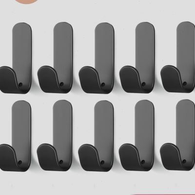 免打孔挂钩强力黏胶墙壁衣服墙上衣架浴室壁挂黏贴门后无痕钉黏钩