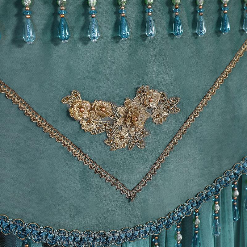 液晶电视机防尘罩2022年新款蕾丝55寸65寸挂式台式电视机套盖巾布