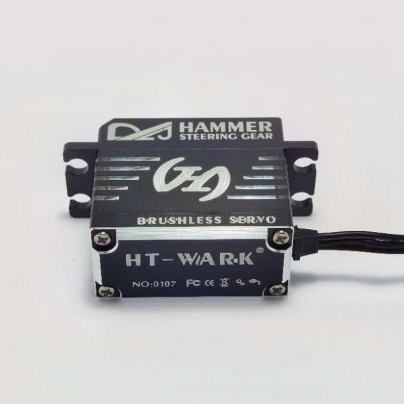 HT 9350 锤子舵机 高压无刷50kg IPX8级防水 钢齿堵转保护易控T4