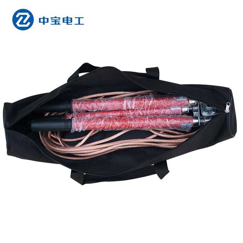 中宝电工10KV3210米25平方线3根1节05米接地棒(配平口螺旋头