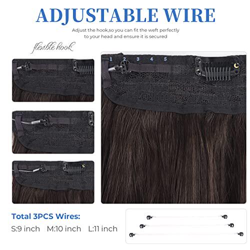 YOGFIT Wreathband Hair Extensions 1 Way Adjustable Headband