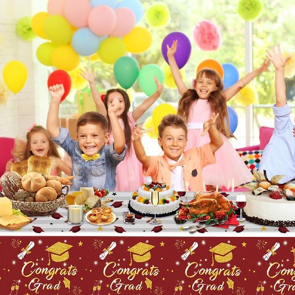 Graduation Party Decorative Tablecloths Large Size Table