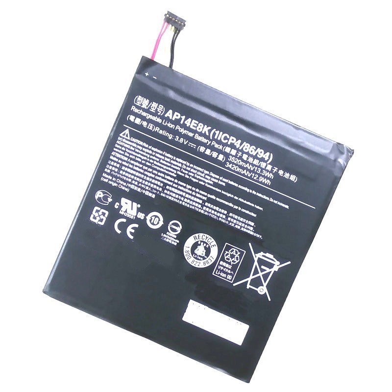 Westrock AP14E8K (1ICP4/86/94) 3520mAh Battery for Acer Ico
