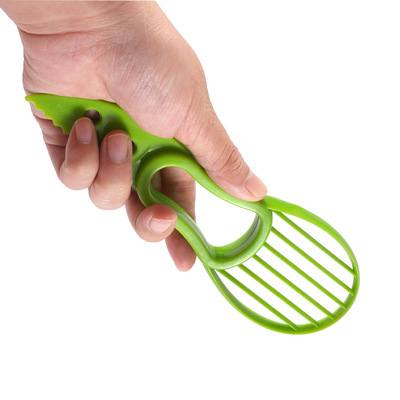 好货3 In 1 Avocado Slicer Shea Corer Butter Fruit Peeler Cut