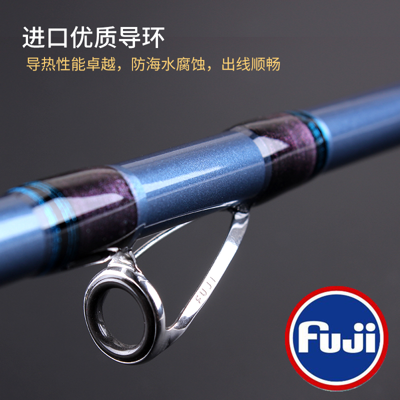 包邮船竿船钓竿100号 拖近海船竿锚竿铁板竿船杆船钓杆 2.1 2.4米