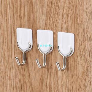 6Pcs Self Bathroom Kitchen Hooks for Hanging Adhesive Hooks