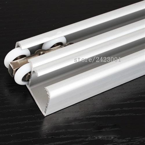 thickening Double door sliding door Guide ower room Double