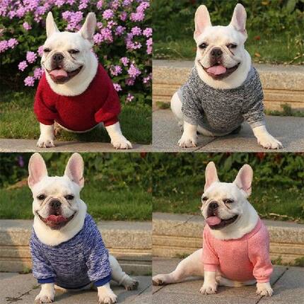 Warm Dog Clothes Puppy Pet Cat Warm Pullover Winter Soft
