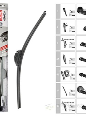 Peugeot Partner Banana Wiper (20022009) Bosch Aeroeco 38289