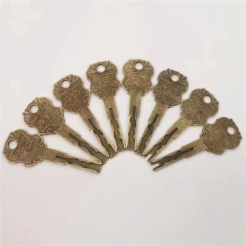 促销全铜防盗门锁芯通用锁芯大门锁芯C级全铜防盗锁芯(青古铁钥匙