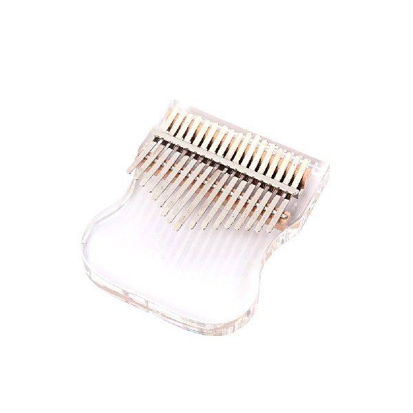 Newly 17Keys Kalimba Transparent Thumb Piano Concave
