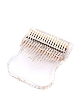 Newly 17Keys Kalimba Transparent Thumb Piano Concave