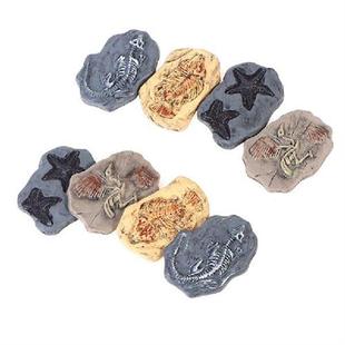Simulation Vintage Dinosaur Fossil Pendant 10Pcs Resin lot