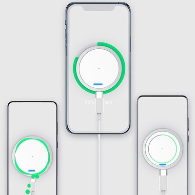 Wireless Charger Magnetic Adsorption 15W Fast Charger For i