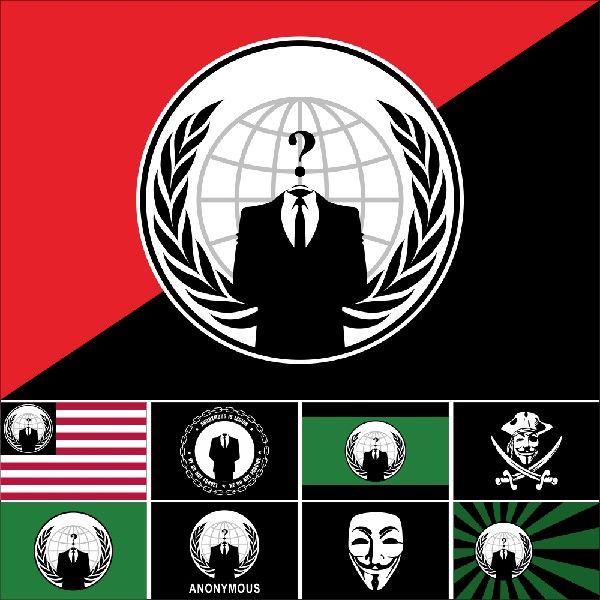 Anonymous Hacker Organization Flag 3X5ft 90X150cm 60x90cm 21